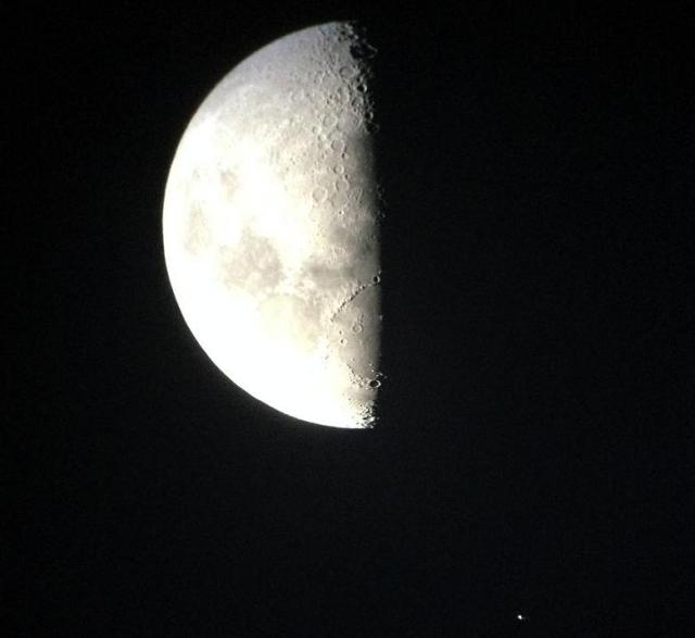 moon and Mars