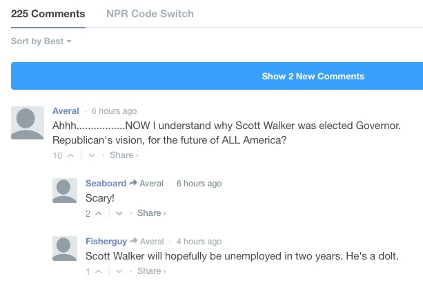 npr comment